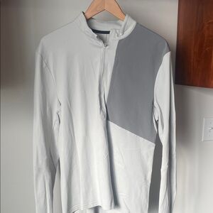 lululemon athletica Gray and White Performance Jacket